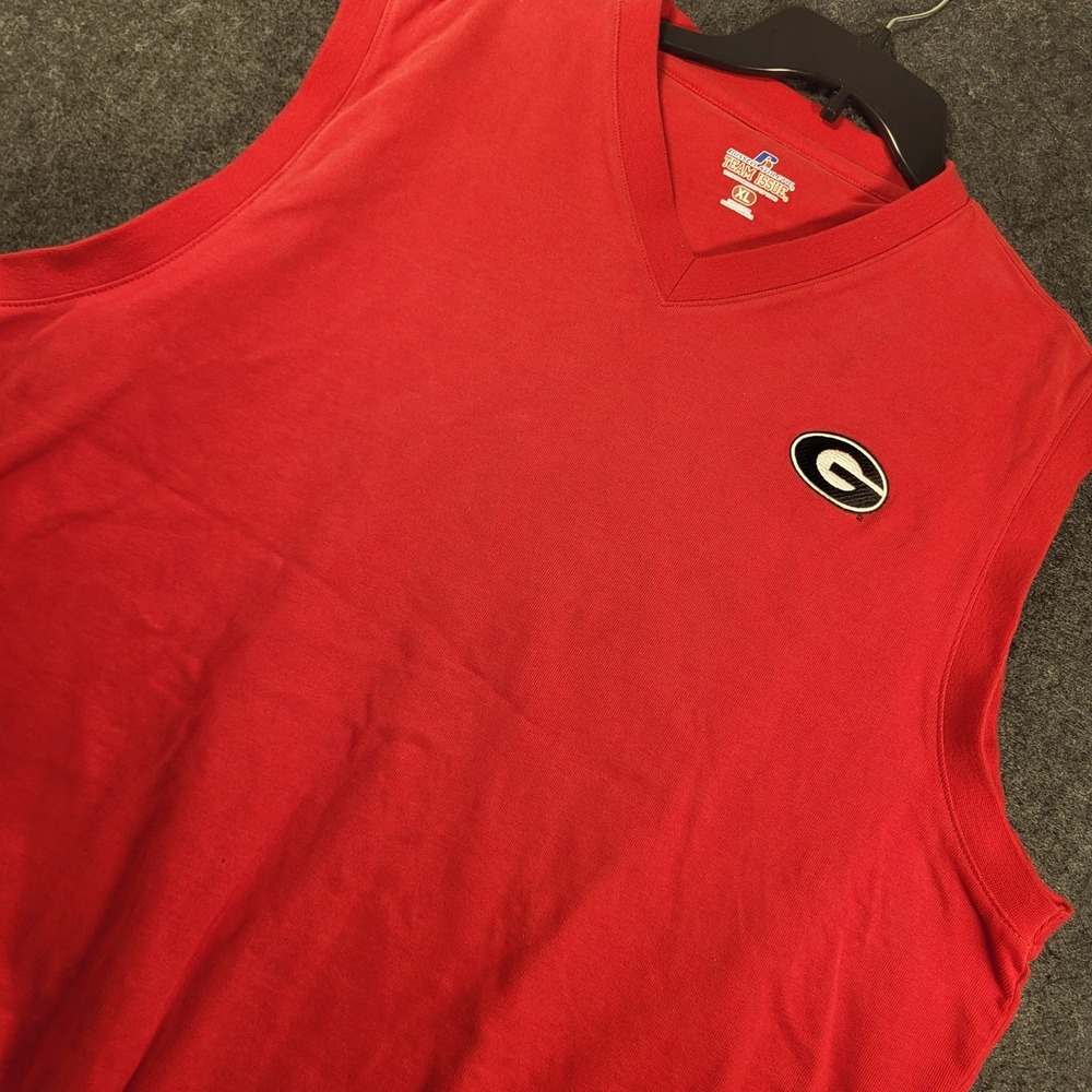 Georgia Bulldogs Russell Athletics Team Issue Vest Men's XL